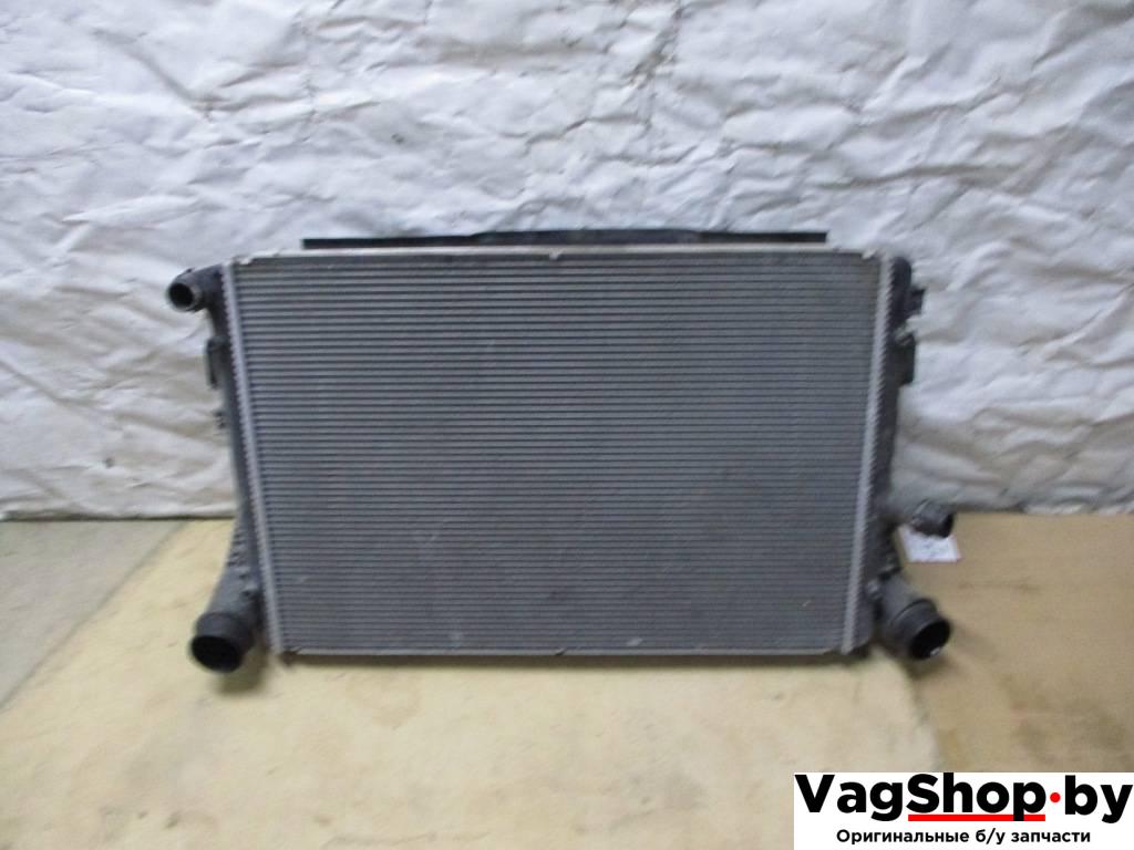 кассета радиаторов Volkswagen Passat B6 2009, 2.0 л., TDi, CBA, дизель, АКПП, черный, универсал, передний привод, 3C0121253Q, 3C0145805AD, 3C020411C - фото №1