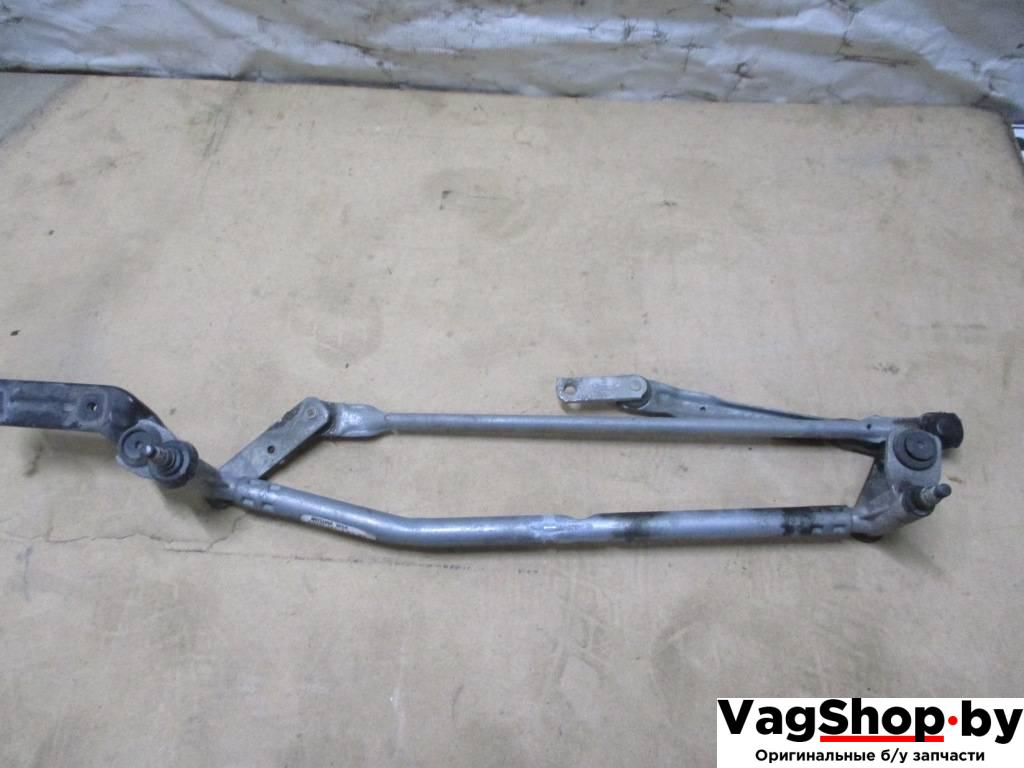 механизм стеклоочистителя (трапеция дворников) Volkswagen Passat B6 2009, 2.0 л., TDi, CBA, дизель, АКПП, черный, универсал, передний привод, 3C1955023E - фото №1