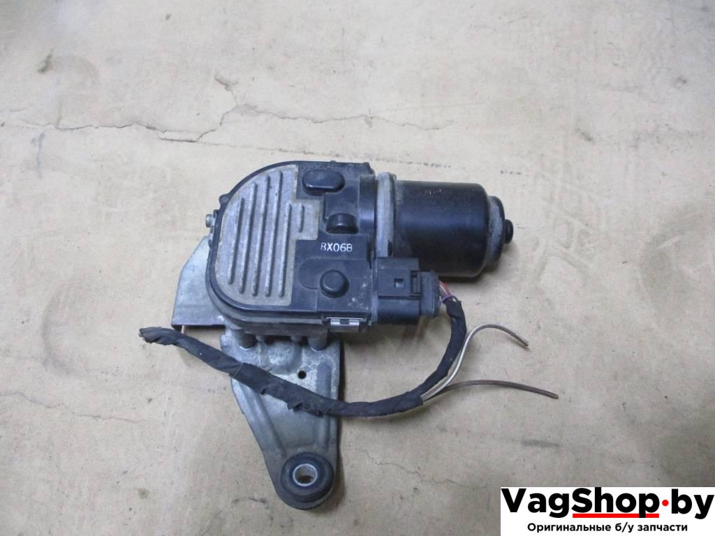 моторчик передних стеклоочистителей (дворников) Volkswagen Passat B6 2009, 2.0 л., TDi, CBA, дизель, АКПП, черный, универсал, передний привод, 3C1955419A - фото №1