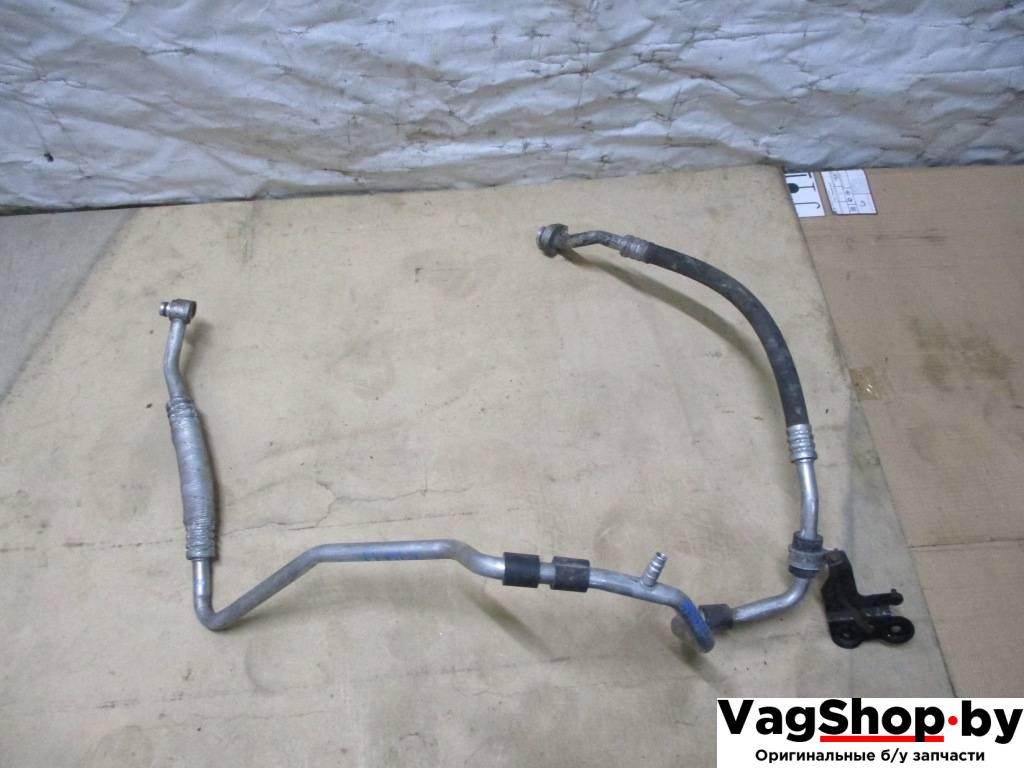 трубка кондиционера Volkswagen Passat B6 2009, 2.0 л., TDi, CBA, дизель, АКПП, черный, универсал, передний привод, 3C08207243BT - фото №1