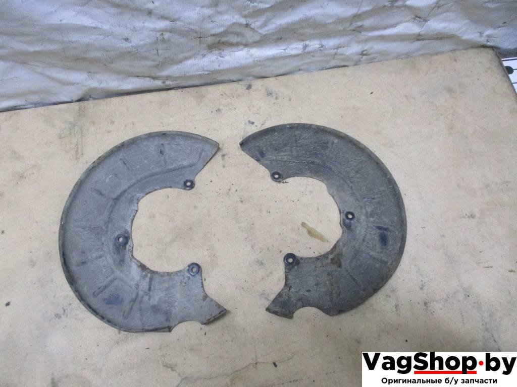 защитный кожух тормозного механизма Volkswagen Passat B6 2009, 2.0 л., TDi, CBA, дизель, АКПП, черный, универсал, передний привод, 1K0615311F, 1K0615312F - фото №1