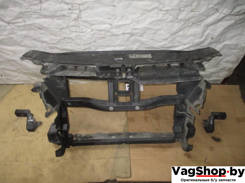 передняя панель крепления облицовки (телевизор) Volkswagen Passat B6 2009, 2.0 л., TDi, CBA, дизель, АКПП, черный, универсал, передний привод, 3C0805588H, 3C0805594D - фото №1