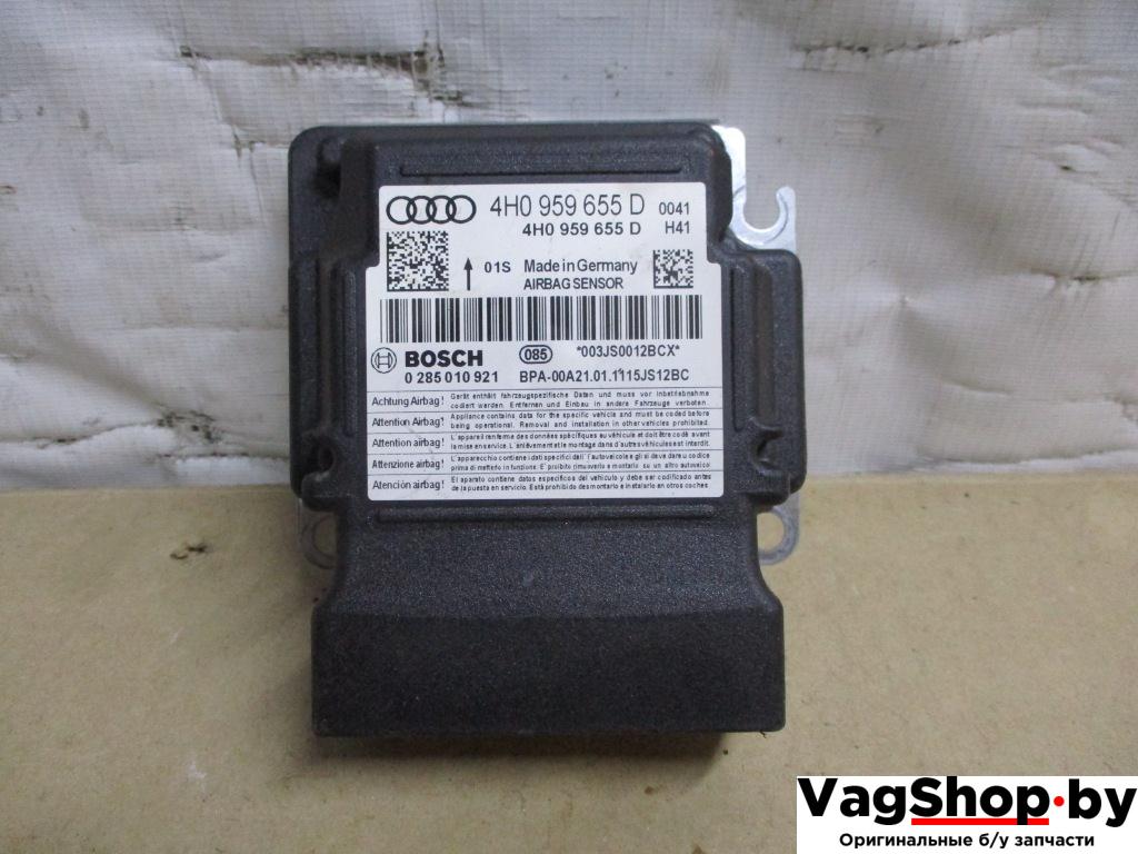 блок AirBag Audi A8 D4/4H 2011, 4.2 л., FSI, CDR, бензин, АКПП, серый, седан, полный привод, 4H0959655D - фото №1