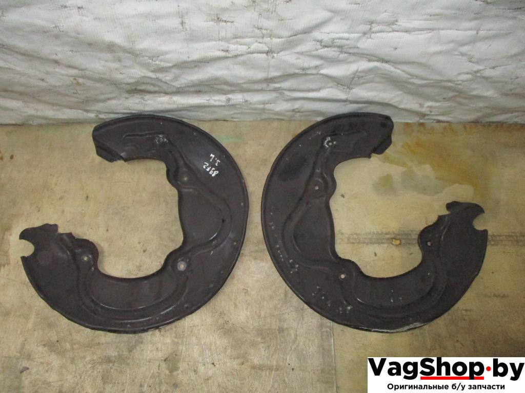 защитный кожух тормозного механизма Audi A8 D4/4H 2011, 4.2 л., FSI, CDR, бензин, АКПП, серый, седан, полный привод, 4H0615611D, 4H0615612D - фото №1