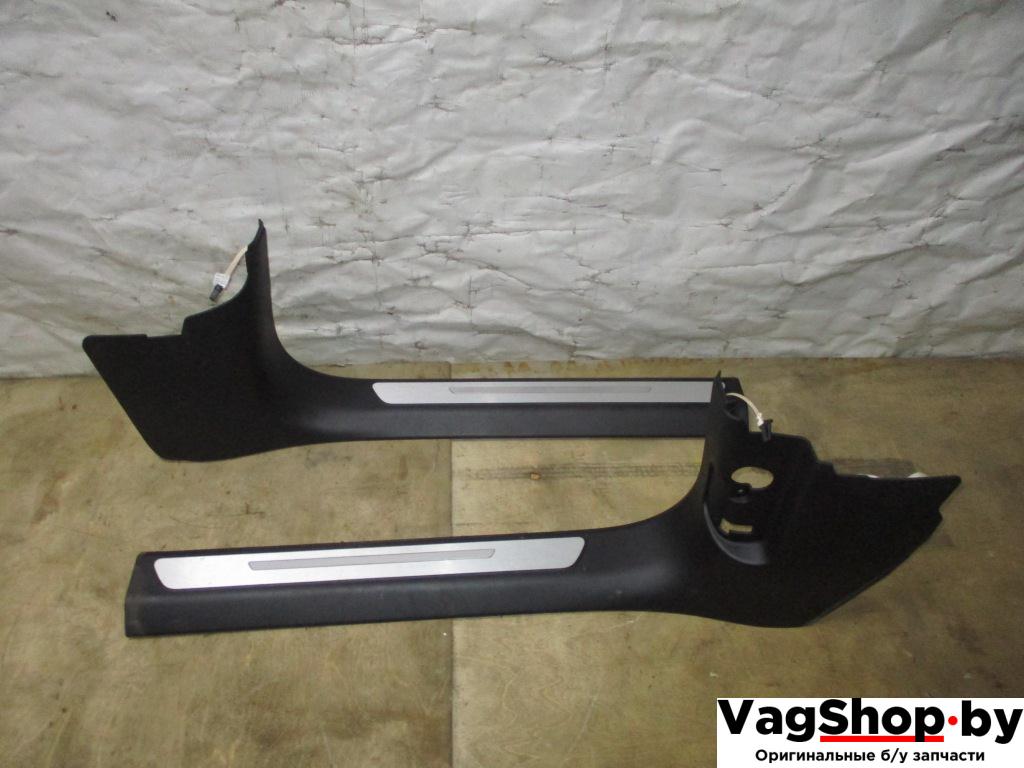 накладка на порог Audi A8 D4/4H 2011, 4.2 л., FSI, CDR, бензин, АКПП, серый, седан, полный привод, 4H1867271C, 4H1867272C - фото №1