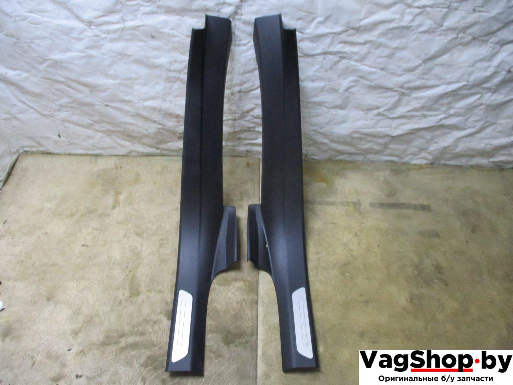 накладка на порог Audi A8 D4/4H 2011, 4.2 л., FSI, CDR, бензин, АКПП, серый, седан, полный привод, 4H0864607F, 4H0864608F - фото №1