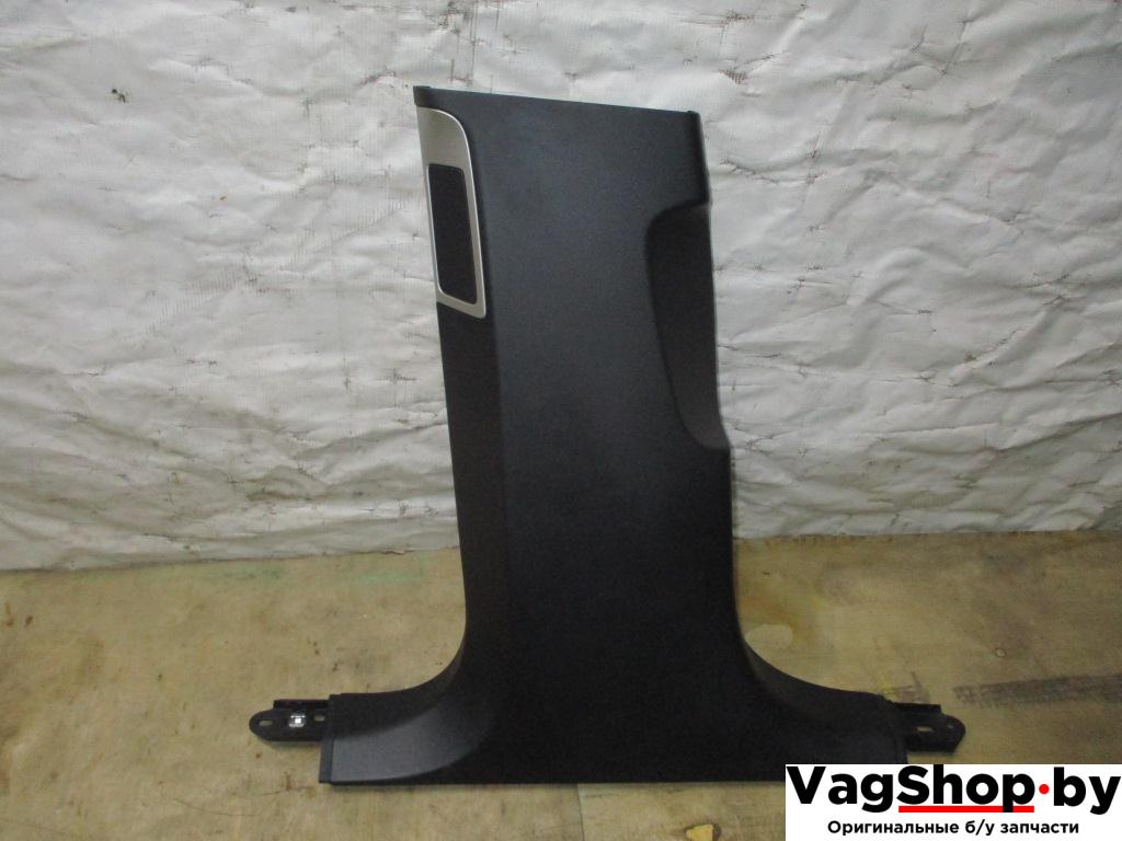 обшивка стойки центральной левой Audi A8 D4/4H 2011, 4.2 л., FSI, CDR, бензин, АКПП, серый, седан, полный привод, 4H0867243F - фото №1