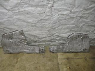 тепловой экран глушителя Audi A8 D4/4H 2011, 4.2 л., FSI, CDR, бензин, АКПП, серый, седан, полный привод, 4H0825641C, 4H0825642C