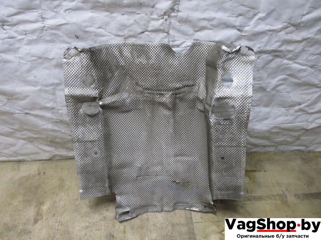 тепловой экран глушителя Audi A8 D4/4H 2011, 4.2 л., FSI, CDR, бензин, АКПП, серый, седан, полный привод, 4H0825671C - фото №1