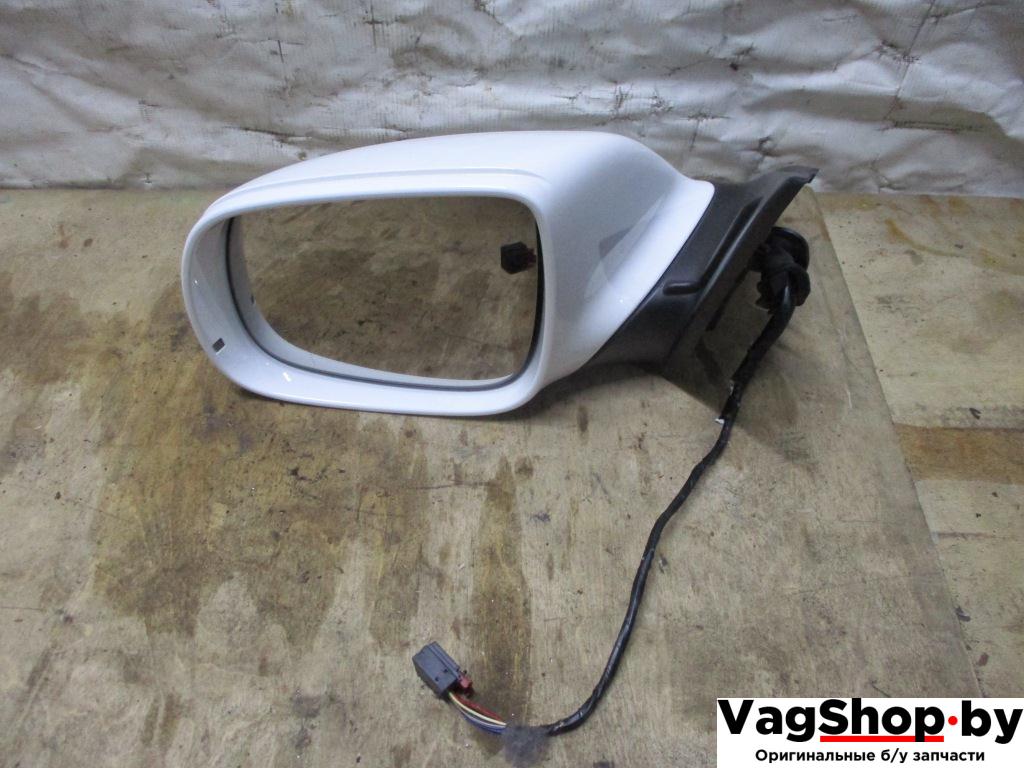 зеркало наружное левое Audi Q5 8R 2010, 2.0 л., TDi, CAH, дизель, АКПП, белый, внедорожник 5 дв., полный привод - фото №1