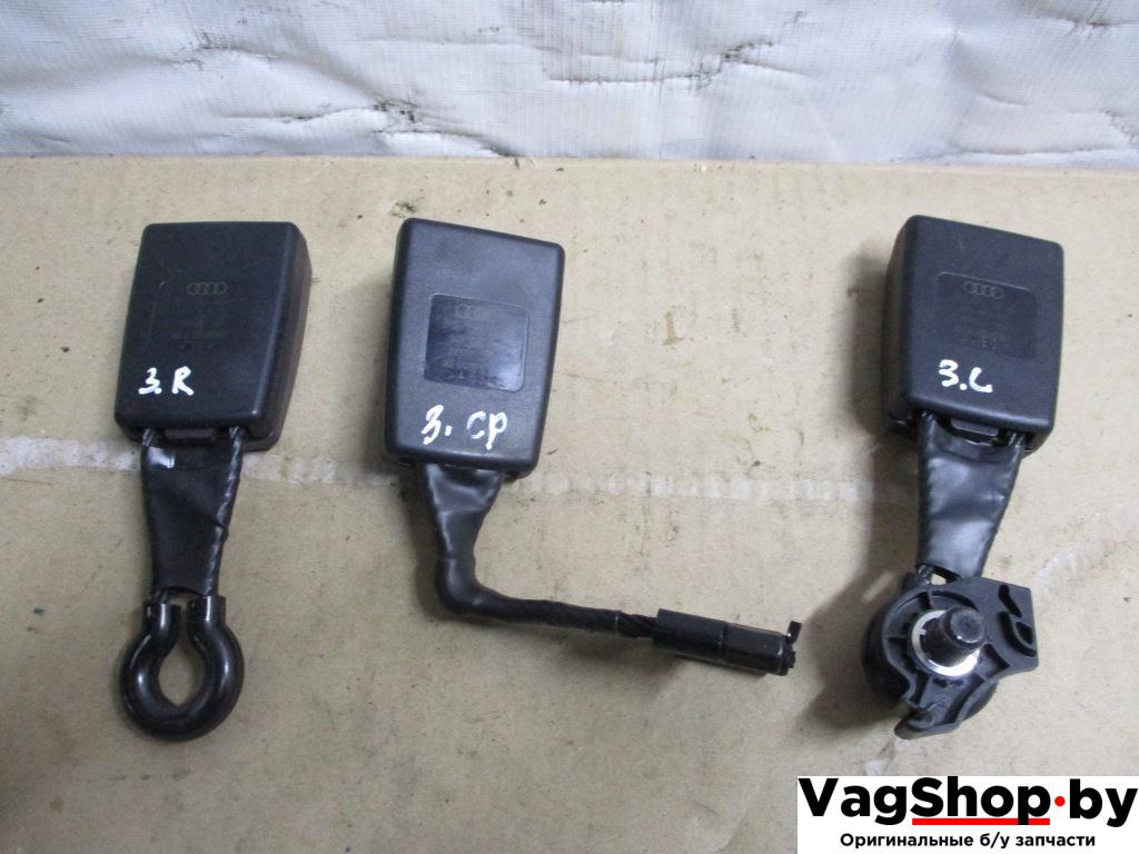 замок ремня безопасности Audi Q5 8R 2010, 2.0 л., TDi, CAH, дизель, АКПП, белый, внедорожник 5 дв., полный привод, 8R0857753E, 8R0857740E, 8R0857754E - фото №1