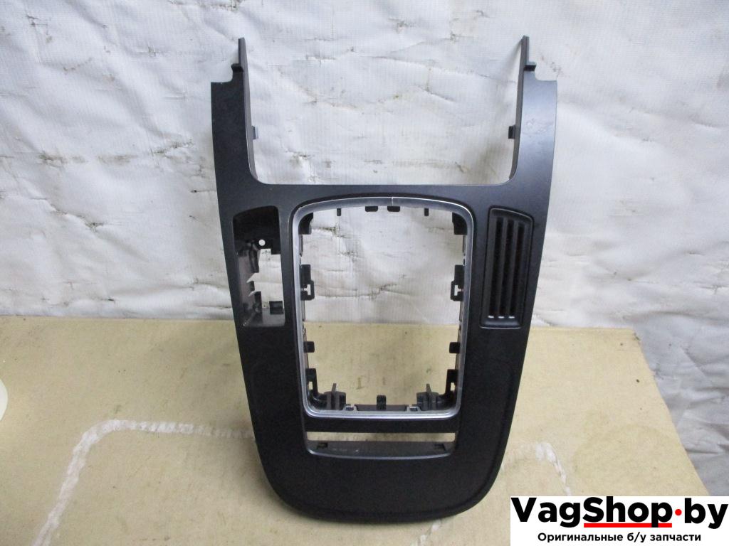 Декоративная накладка центральной консоли Audi Q5 8R 2010, 2.0 л., TDi, CAH, дизель, АКПП, белый, внедорожник 5 дв., полный привод, 8K0864261 - фото №1