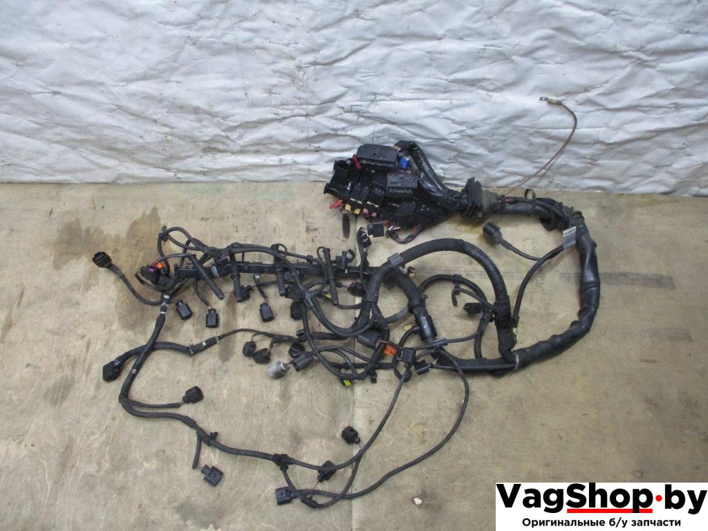 проводка двигателя Audi Q5 8R 2010, 2.0 л., TDi, CAH, дизель, АКПП, белый, внедорожник 5 дв., полный привод - фото №1