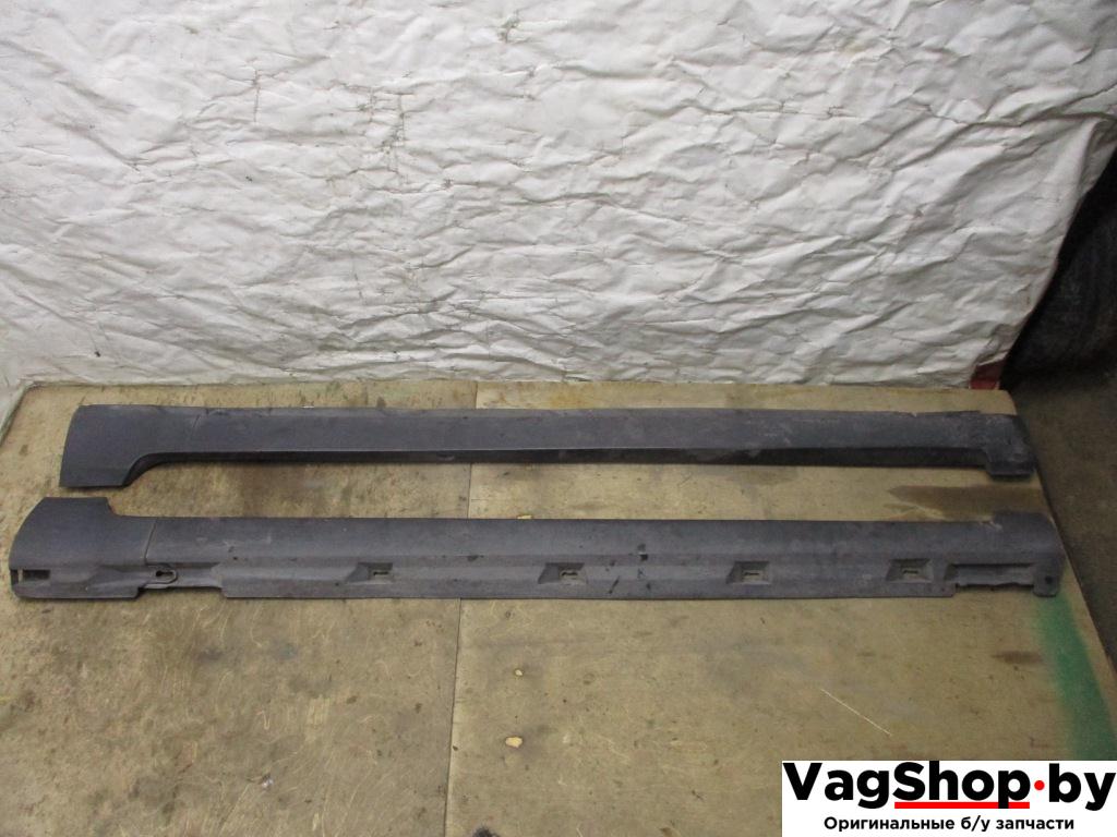 накладка на порог Volkswagen Passat B6 2006, 2.0 л., TDi, BKP, дизель, МКПП, черный, универсал, передний привод, 3C0853855A, 3C0853856A - фото №1