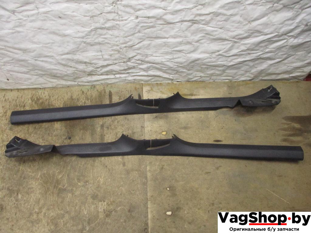 накладка на порог Volkswagen Passat B6 2006, 2.0 л., TDi, BKP, дизель, МКПП, черный, универсал, передний привод, 3C0853369, 3C0853370 - фото №1