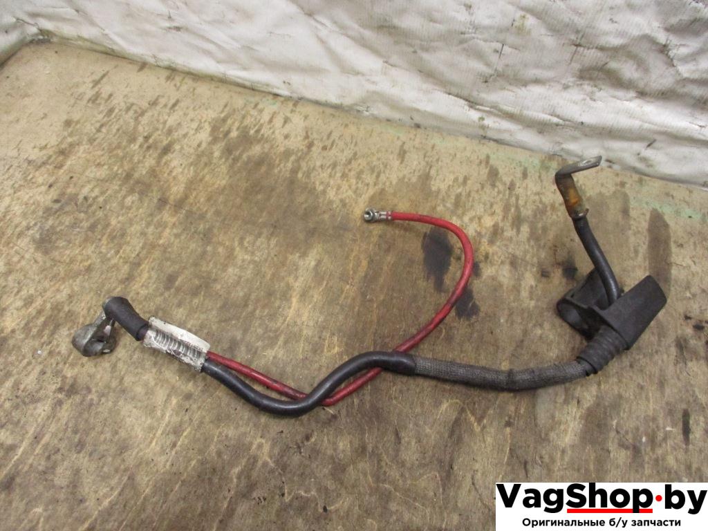 клемма аккумулятора плюс Volkswagen Passat B6 2006, 2.0 л., TDi, BKP, дизель, МКПП, черный, универсал, передний привод, 1K0971228L - фото №1