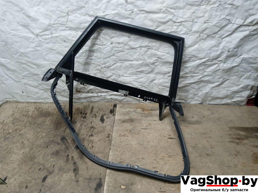 рамка двери Audi A6 4F/C6 2007, 2.8 л., FSI, BDX, бензин, АКПП, черный, универсал, передний привод - фото №1