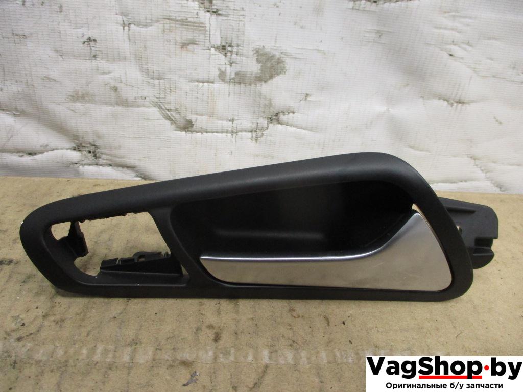 ручка внутренняя передняя правая Volkswagen Passat B6 2009, 2.0 л., TDi, CBA, дизель, АКПП, белый, седан, передний привод, 3C2837114D - фото №1
