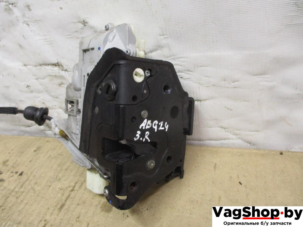 замок двери задней правой Volkswagen Passat B6 2009, 2.0 л., TDi, CBA, дизель, АКПП, белый, седан, передний привод, 3C4839016A - фото №1