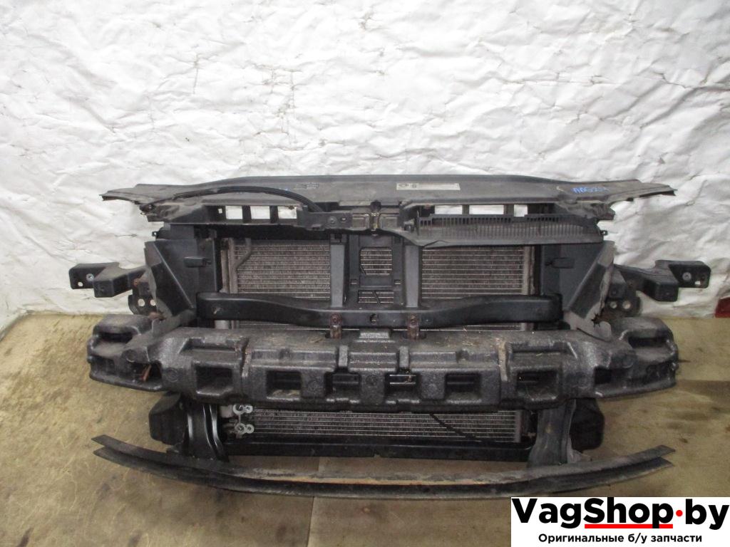 передняя панель крепления облицовки (телевизор) Volkswagen Passat B6 2009, 2.0 л., TDi, CBA, дизель, АКПП, белый, седан, передний привод - фото №1
