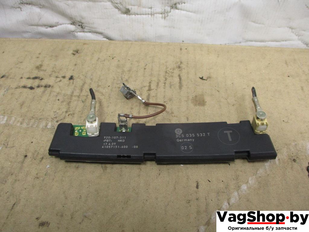 усилитель антенны Volkswagen Passat B6 2009, 2.0 л., TDi, CBA, дизель, АКПП, белый, седан, передний привод, 3C5035532T - фото №1