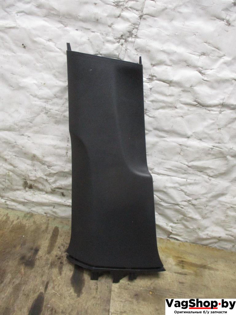 обшивка стойки центральной левой Volkswagen Passat B6 2009, 2.0 л., TDi, CBA, дизель, АКПП, белый, седан, передний привод, 3C0867291F - фото №1