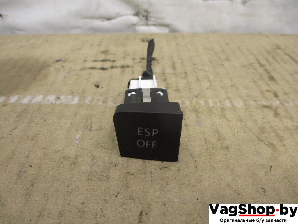 Кнопка антипробуксовочной системы (ABS/ESP) Volkswagen Passat B6 2009, 2.0 л., TDi, CBA, дизель, АКПП, белый, седан, передний привод, 3C0927117C - фото №1