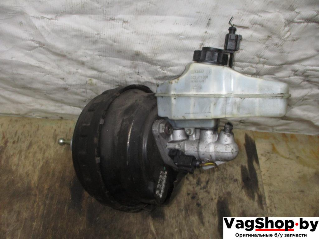 вакуумный усилитель тормозов Volkswagen Passat B6 2009, 2.0 л., TDi, CBA, дизель, АКПП, белый, седан, передний привод, 3C2614105AD - фото №1