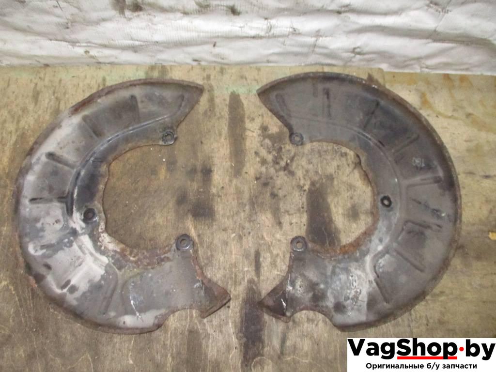 защитный кожух тормозного механизма Volkswagen Passat B6 2009, 2.0 л., TDi, CBA, дизель, АКПП, белый, седан, передний привод, 1K0615311F, 1K0615312F - фото №1