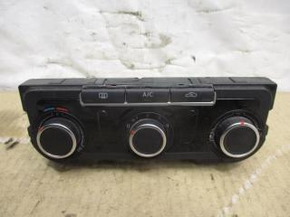 блок управления печки / климат-контроля Volkswagen Passat B7 2012, 2.0 л., TDi, CFF, дизель, МКПП, голубой, универсал, передний привод, 7N0907426BG