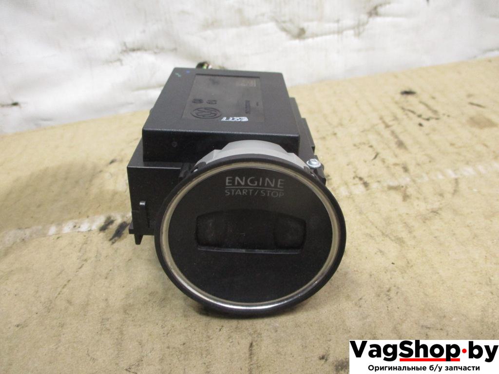 замок зажигания Volkswagen Passat B7 2012, 2.0 л., TDi, CFF, дизель, МКПП, голубой, универсал, передний привод, 3C0905843AD - фото №1