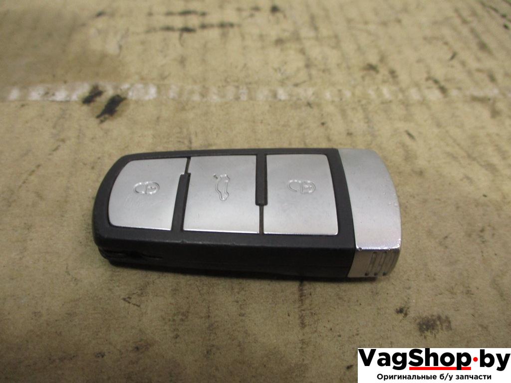 ключ Volkswagen Passat B7 2012, 2.0 л., TDi, CFF, дизель, МКПП, голубой, универсал, передний привод - фото №1