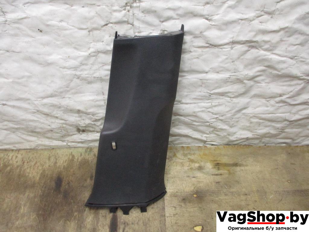 обшивка стойки центральной правой Volkswagen Passat B7 2012, 2.0 л., TDi, CFF, дизель, МКПП, голубой, универсал, передний привод, 3C0867292 - фото №1