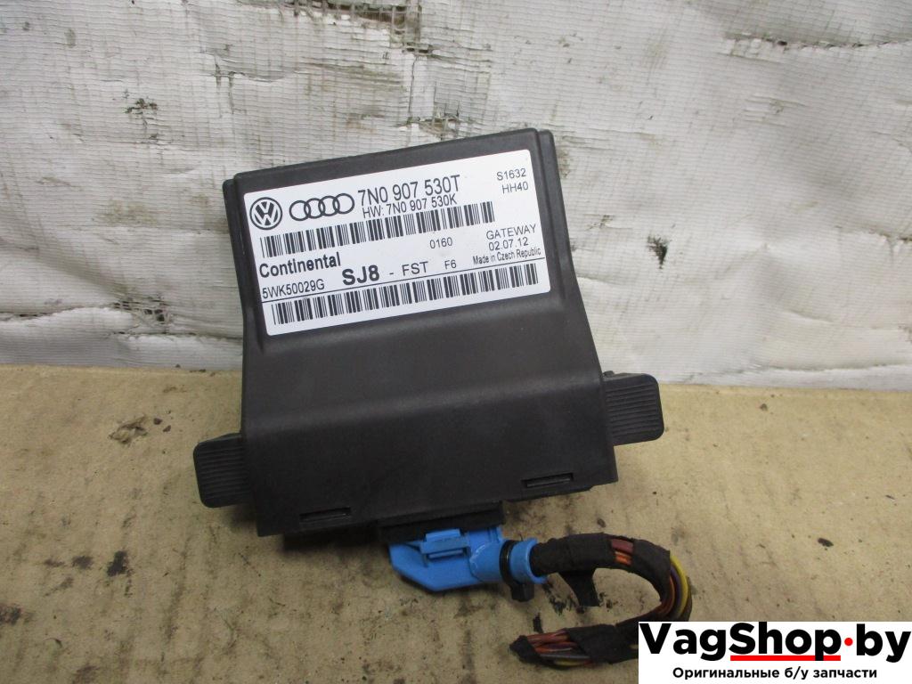 диагностический интерфейс Volkswagen Passat B7 2012, 2.0 л., TDi, CFF, дизель, МКПП, голубой, универсал, передний привод, 7N0907530T, 7N0907530K - фото №1