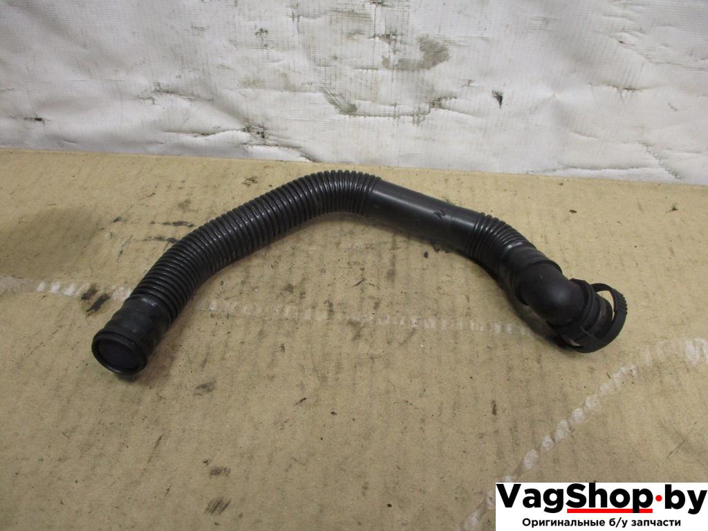 патрубок воздушного фильтра Volkswagen Passat B7 2012, 2.0 л., TDi, CFF, дизель, МКПП, голубой, универсал, передний привод, 1K0129637D - фото №1