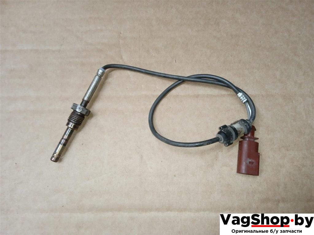 датчик давления (температуры) выхлопных газов Volkswagen Passat B6 2009, 2.0 л., TDi, CBA, дизель, АКПП, белый, седан, передний привод, 03L906088CE - фото №1
