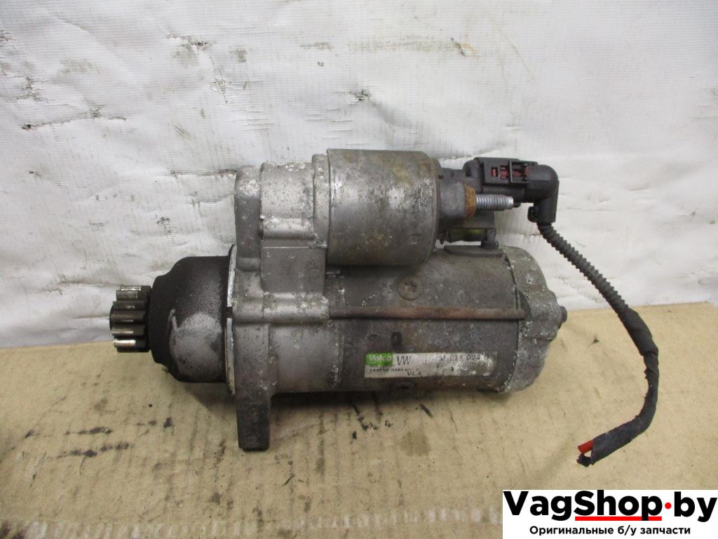 стартер Volkswagen Tiguan 1 поколение 2010, 2.0 л., TDi, CFF, дизель, МКПП, черный, внедорожник 5 дв., передний привод, 02M911024G - фото №1