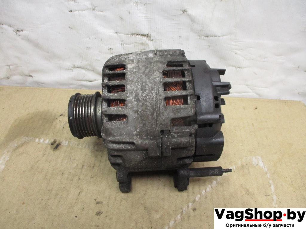 генератор Volkswagen Tiguan 1 поколение 2010, 2.0 л., TDi, CFF, дизель, МКПП, черный, внедорожник 5 дв., передний привод, 03L903023A - фото №1