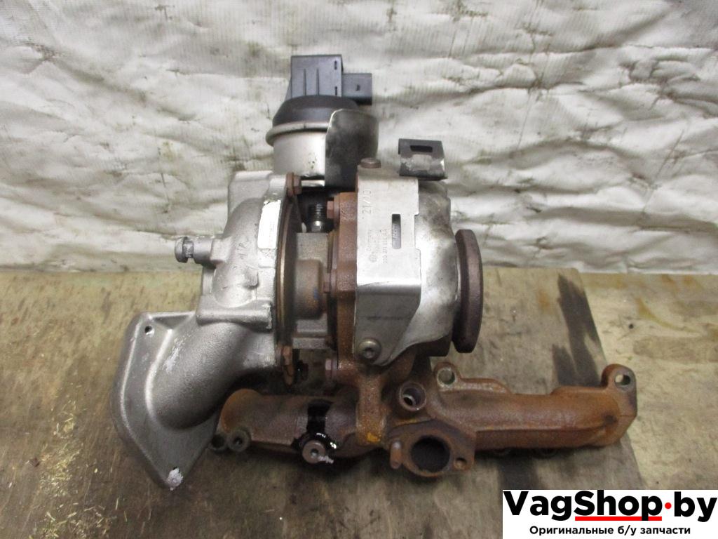 турбина Volkswagen Tiguan 1 поколение 2010, 2.0 л., TDi, CFF, дизель, МКПП, черный, внедорожник 5 дв., передний привод - фото №1