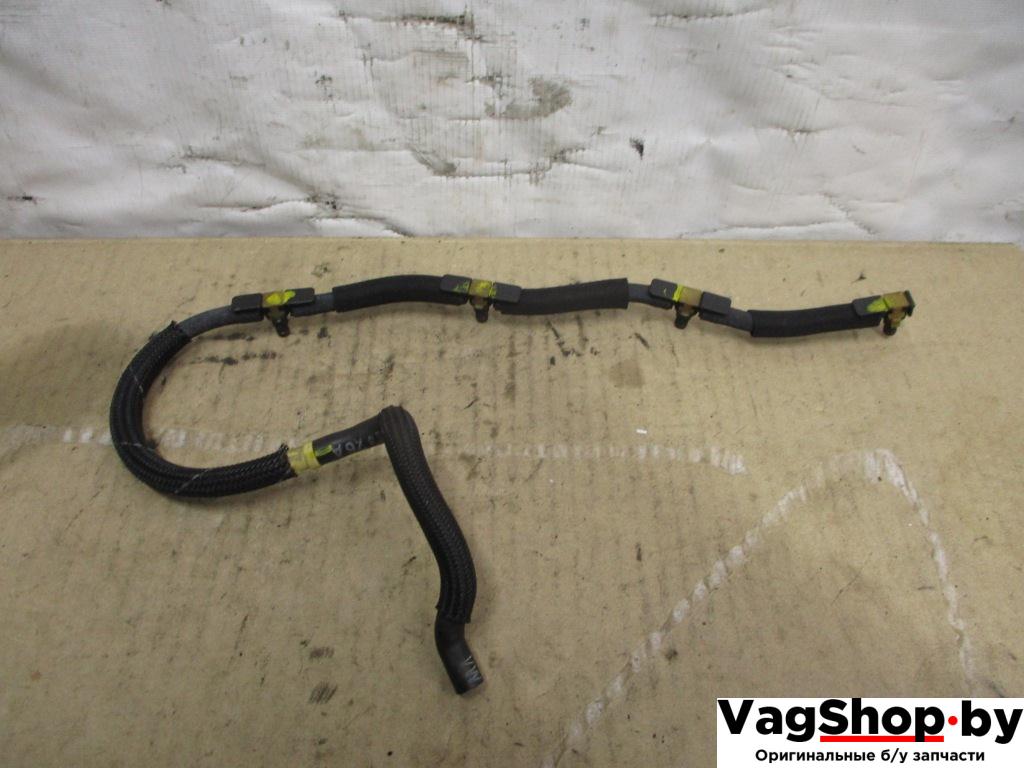 трубка обратки форсунок Volkswagen Tiguan 1 поколение 2010, 2.0 л., TDi, CFF, дизель, МКПП, черный, внедорожник 5 дв., передний привод - фото №1