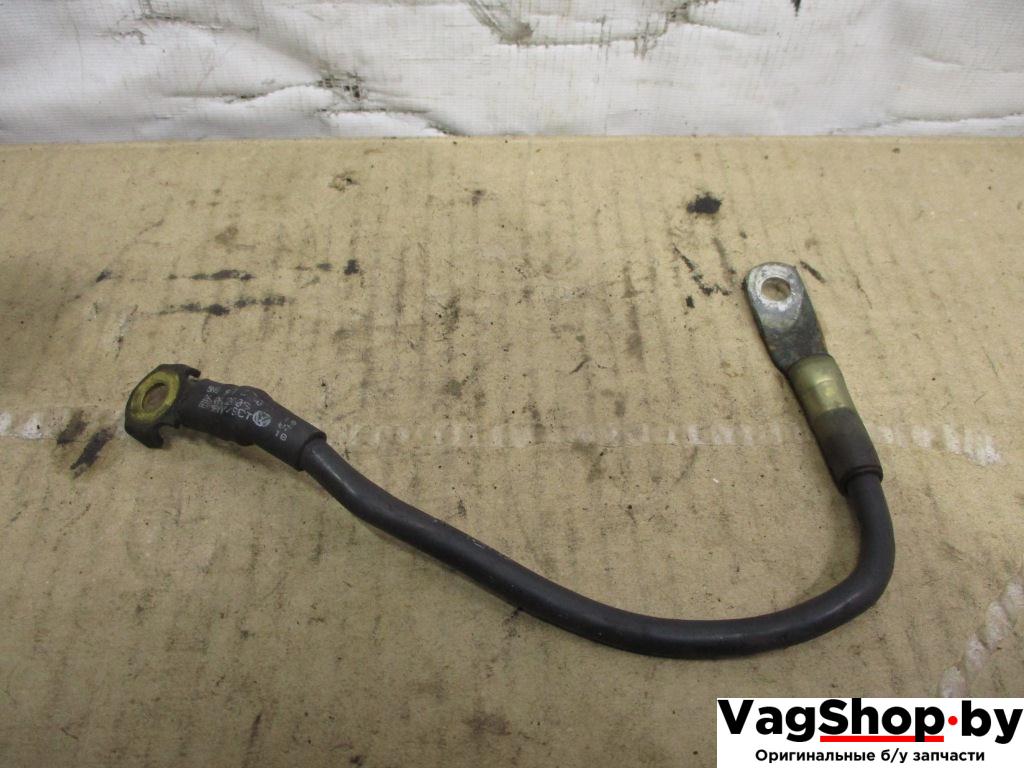минусовой провод аккумулятора Volkswagen Tiguan 1 поколение 2010, 2.0 л., TDi, CFF, дизель, МКПП, черный, внедорожник 5 дв., передний привод, 5N0971250J - фото №1