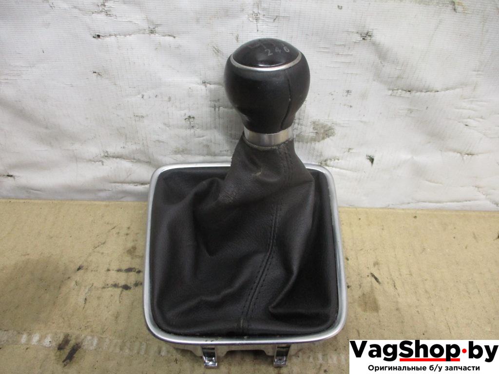 ручка кулисы КПП Volkswagen Tiguan 1 поколение 2010, 2.0 л., TDi, CFF, дизель, МКПП, черный, внедорожник 5 дв., передний привод, 5N0711113A - фото №1