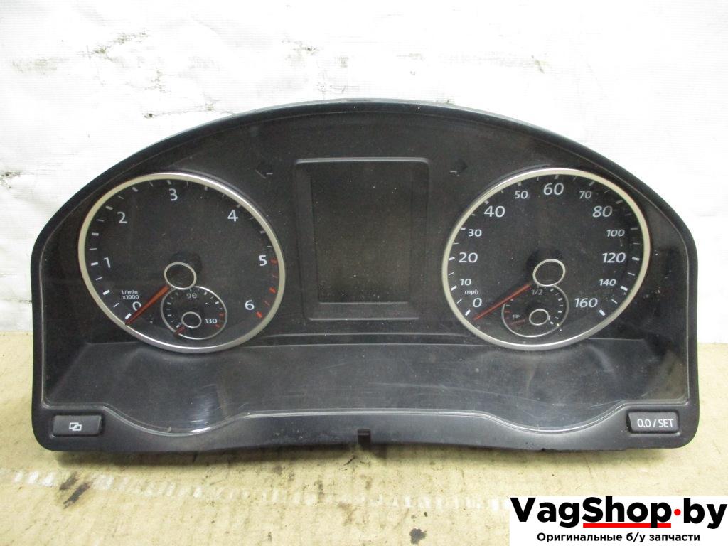 щиток приборов (приборная панель) Volkswagen Tiguan 1 поколение 2010, 2.0 л., TDi, CFF, дизель, МКПП, черный, внедорожник 5 дв., передний привод, 5N0920972A - фото №1