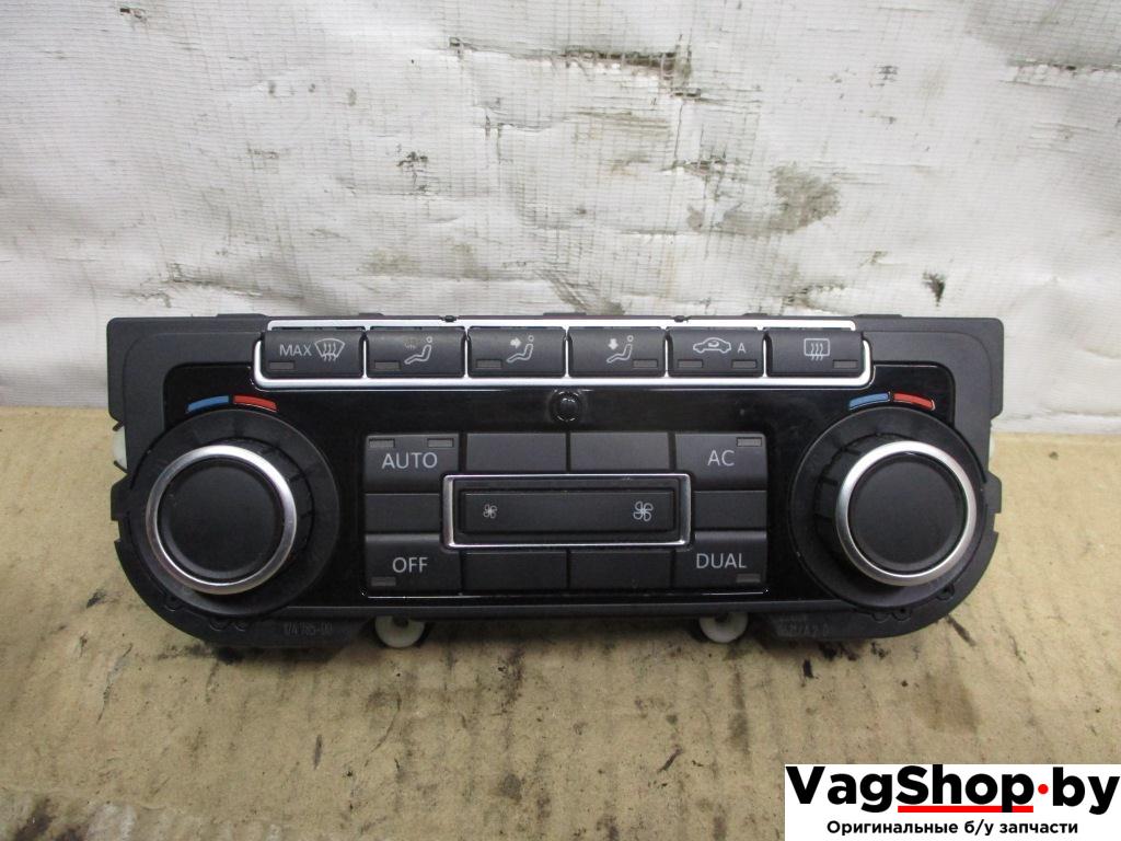 блок управления печки / климат-контроля Volkswagen Tiguan 1 поколение 2010, 2.0 л., TDi, CFF, дизель, МКПП, черный, внедорожник 5 дв., передний привод, 5K0907044BS - фото №1