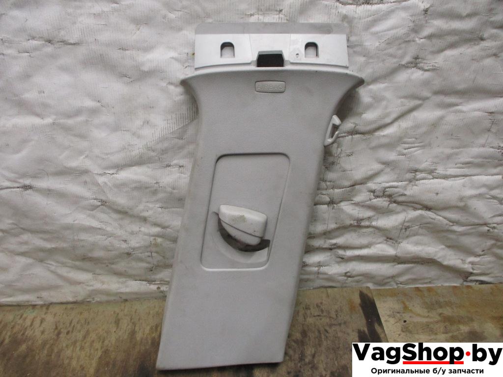 обшивка стойки центральной правой Volkswagen Tiguan 1 поколение 2010, 2.0 л., TDi, CFF, дизель, МКПП, черный, внедорожник 5 дв., передний привод, 5N0867244B - фото №1