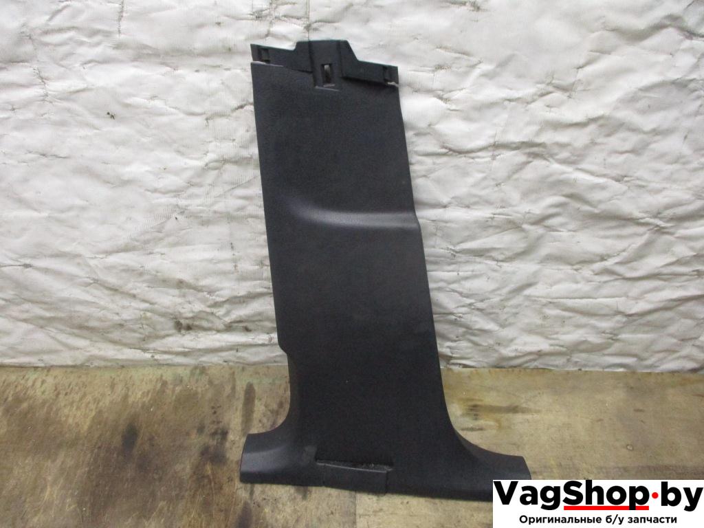 обшивка стойки центральной левой Volkswagen Tiguan 1 поколение 2010, 2.0 л., TDi, CFF, дизель, МКПП, черный, внедорожник 5 дв., передний привод, 5N0867291 - фото №1