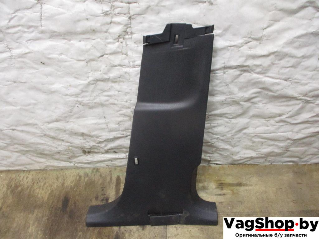 обшивка стойки центральной правой Volkswagen Tiguan 1 поколение 2010, 2.0 л., TDi, CFF, дизель, МКПП, черный, внедорожник 5 дв., передний привод, 5N0867292 - фото №1