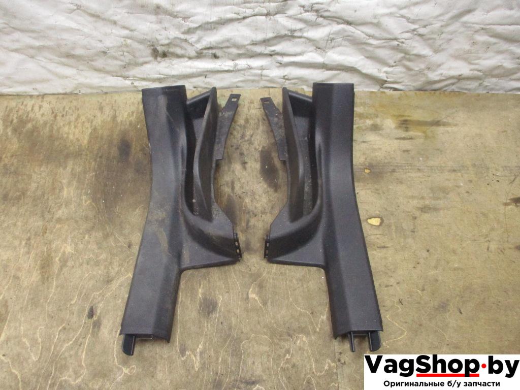 накладка на порог Volkswagen Tiguan 1 поколение 2010, 2.0 л., TDi, CFF, дизель, МКПП, черный, внедорожник 5 дв., передний привод, 5N0868269, 5N0868270 - фото №1