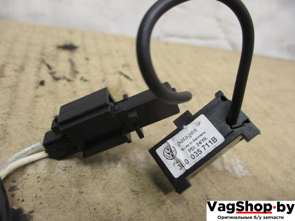 микрофон Volkswagen Tiguan 1 поколение 2010, 2.0 л., TDi, CFF, дизель, МКПП, черный, внедорожник 5 дв., передний привод, 3B0035711B - фото №1