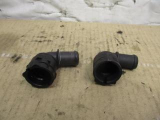 фланец (тройник) системы охлаждения Volkswagen Tiguan 1 поколение 2010, 2.0 л., TDi, CFF, дизель, МКПП, черный, внедорожник 5 дв., передний привод, 7M0122291, 1K0122291J